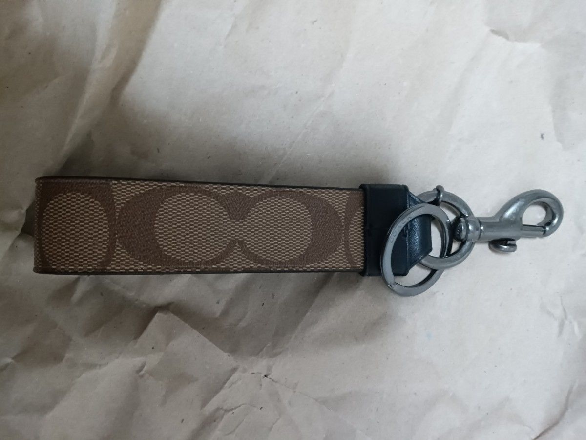 コーチ　シグネチャー　キーホルダー