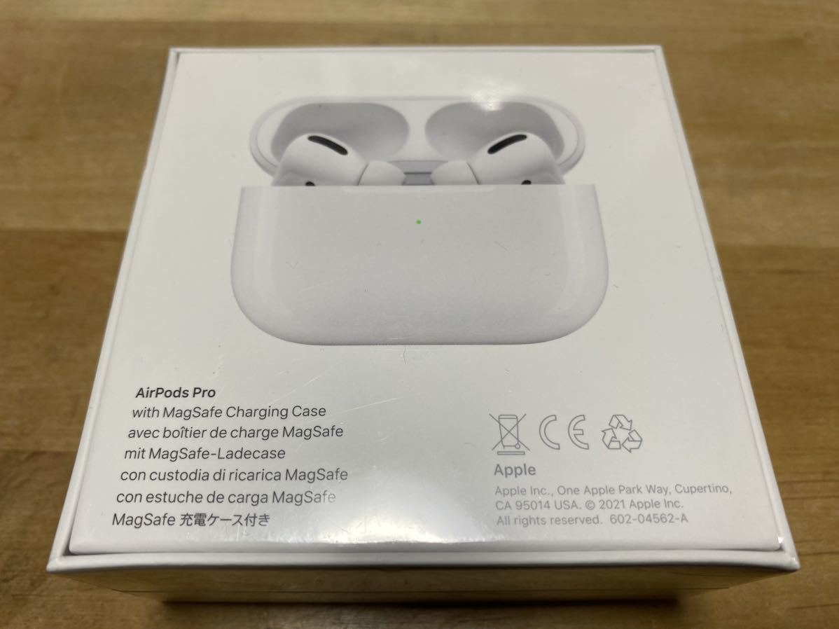 1円スタート　新品未開封　正規品　保証無し　MLWK3J/A 2021 AirPods Pro Apple純正MagSafe充電ケース付きBluetooth ワイヤレスイヤホン_画像2