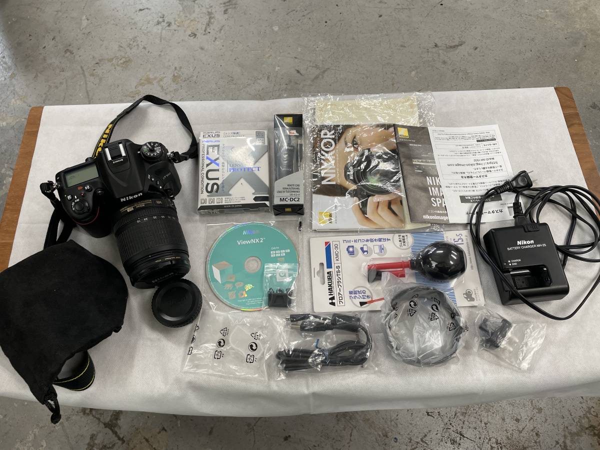 Nikon【D7100 /18-150 VR KIT】ニコン デジタル 一眼レフカメラ レンズキット、付属品多数あり。美品_画像1
