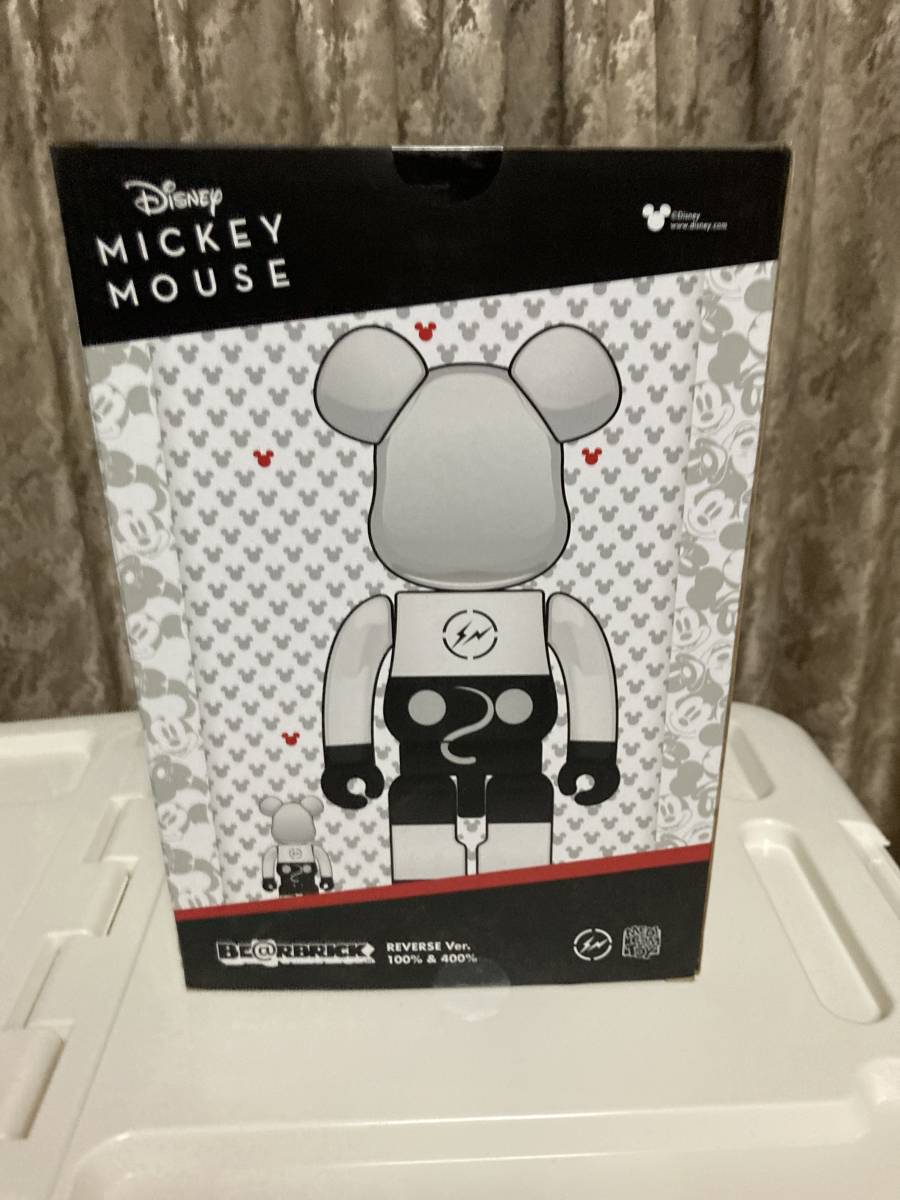 BE@RBRICK fragment MICKEY MOUSE 100％400％