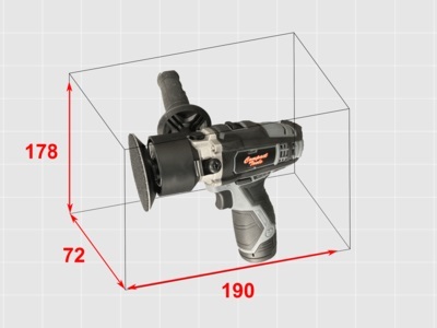 COMPACT TOOLS 12Vコードレスミニダブルアクションポリッシャー CP80　ゆうパック送料込(説明文に例外条件あり)_画像6