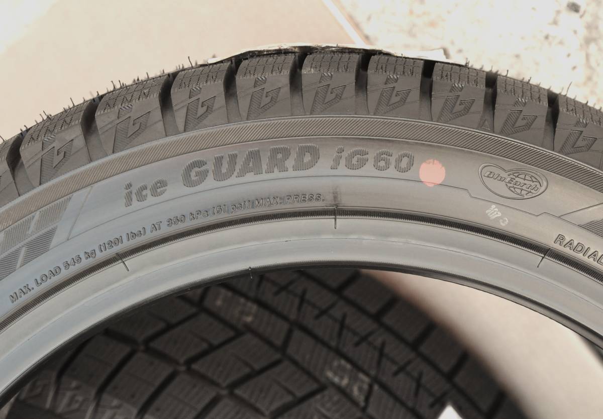 2本セット 215/45R17 87Q ヨコハマ アイスガード 6 iG60 (国産) スタッドレス YOKOHAMA iceGUARD 6 iG60 / 2本セット / 新品、未使用_2本セット