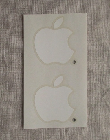 Apple iMac sticker seal 