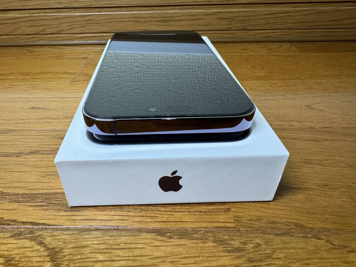 iPhone14 promax 256G SIMフリー　Apple Store一括購入品　ディープパープル ワンオーナー_画像7