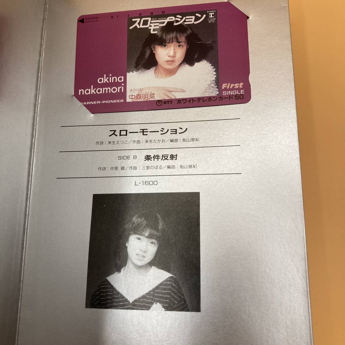 2347】AKINA NAKAMORI 中森明菜 Card Exhibition1982-1987 50度×18枚