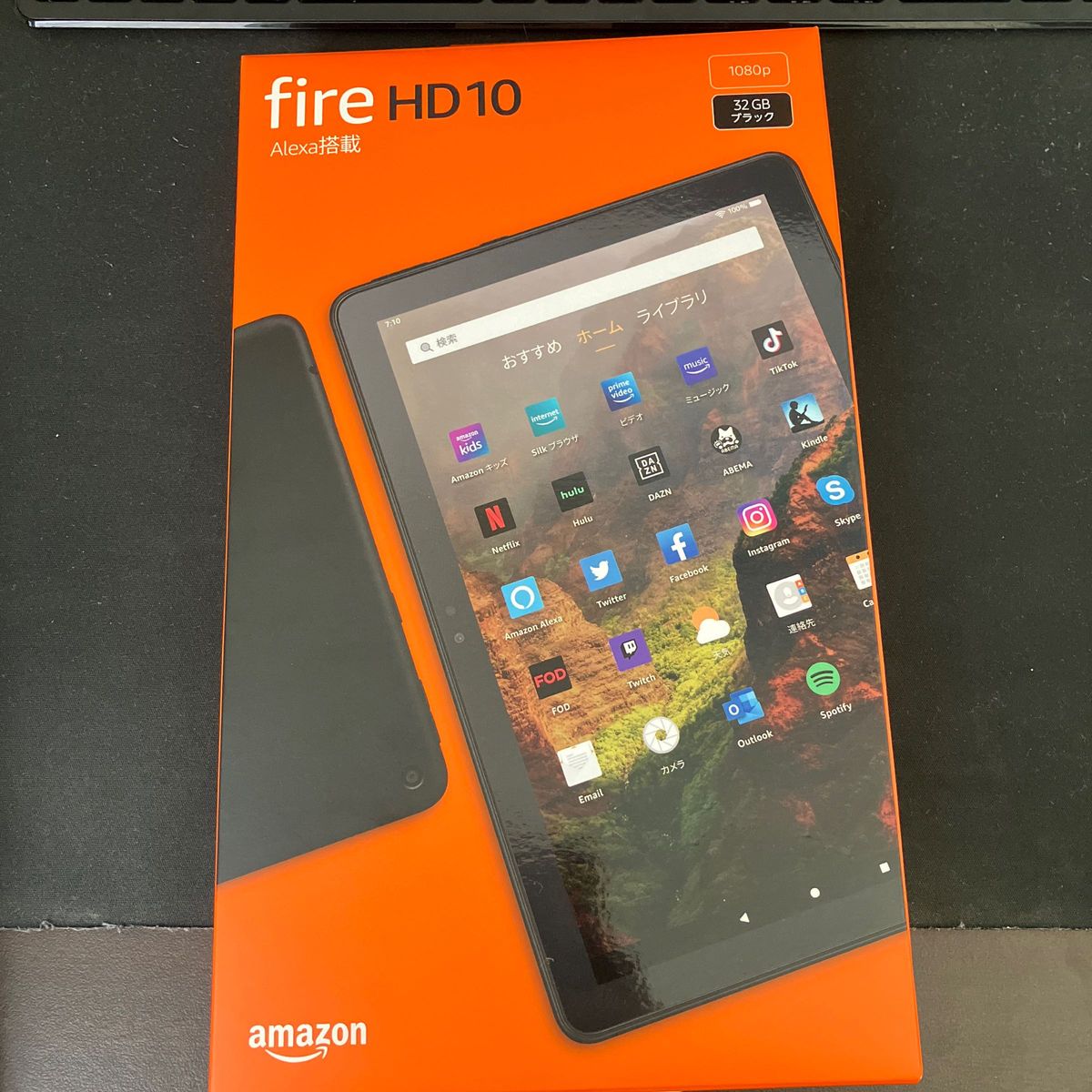 Amazon Fire HD 10 タブレット ブラック 32GB 第11世代-