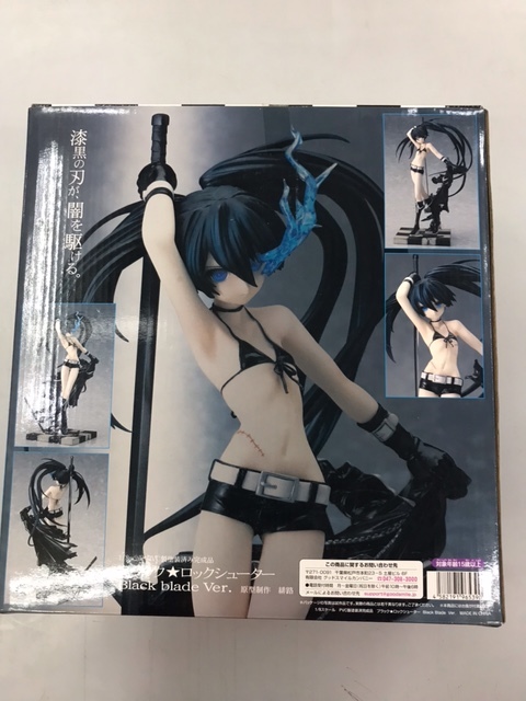 #FG129未開封フィギュア【グッドスマイルカンパニー 1/8 ブラック★ロックシューター BLACK BLADE VER.】_画像2