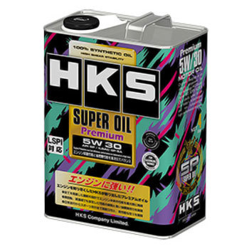 HKS エンジンオイル スーパーオイルプレミアム 4L 5W30 API SP/ILSAC GF-6A 入数：1缶 52001-AK145_画像1