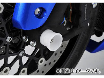 2輪 アグラス フロントアクスルプロテクター ファンネル 品番：P019-7532 シルバー スズキ GSX-R750 2006年～2009年 JAN：4547567275176_画像1