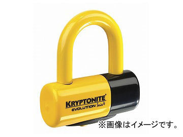 2輪 KRYPTONITE EV4 ディスクロック イエロー 品番：999614 JAN：0720018999614_画像1