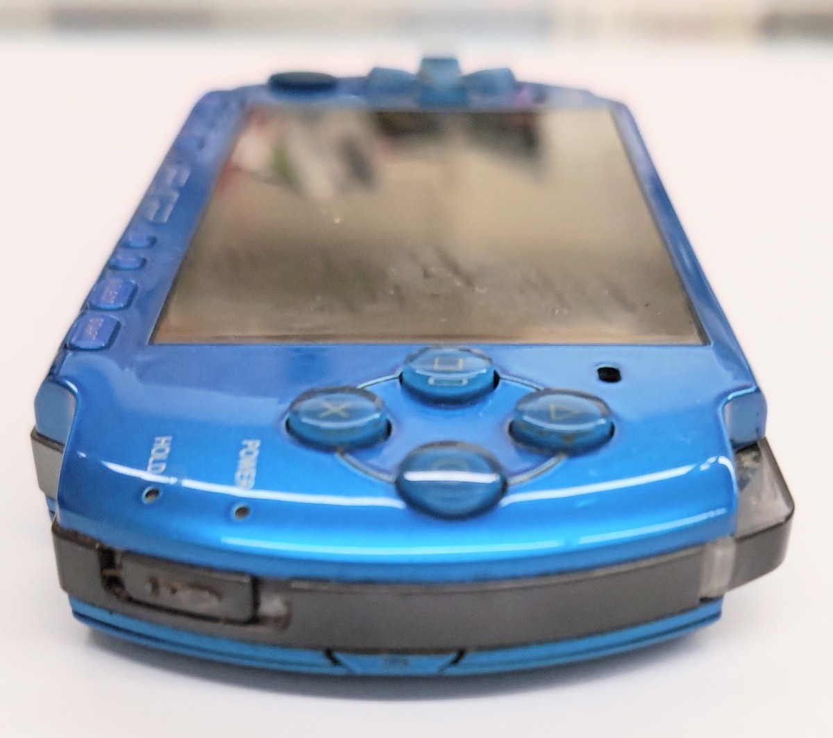 PSP-3000 PSP本体 プレイステーションポータブル ブルー ジャンク品_画像3