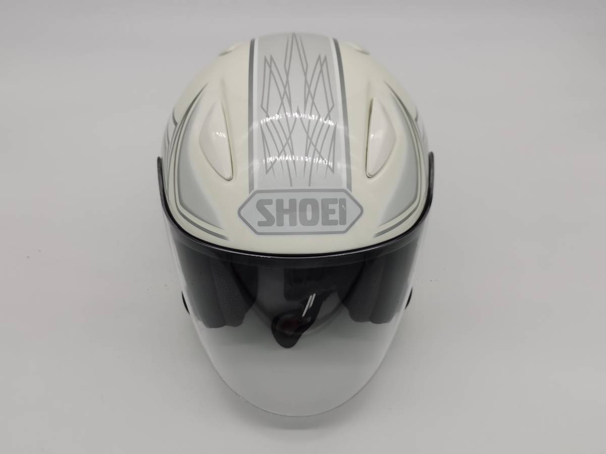 SHOEI ショウエイ J-STREAM SOLAS ジェイ-ストリーム J-Stream ソーラス WHITE/SILVER Sサイズ_画像3