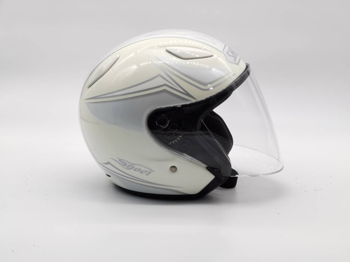 SHOEI ショウエイ J-STREAM SOLAS ジェイ-ストリーム J-Stream ソーラス WHITE/SILVER Sサイズ_画像6