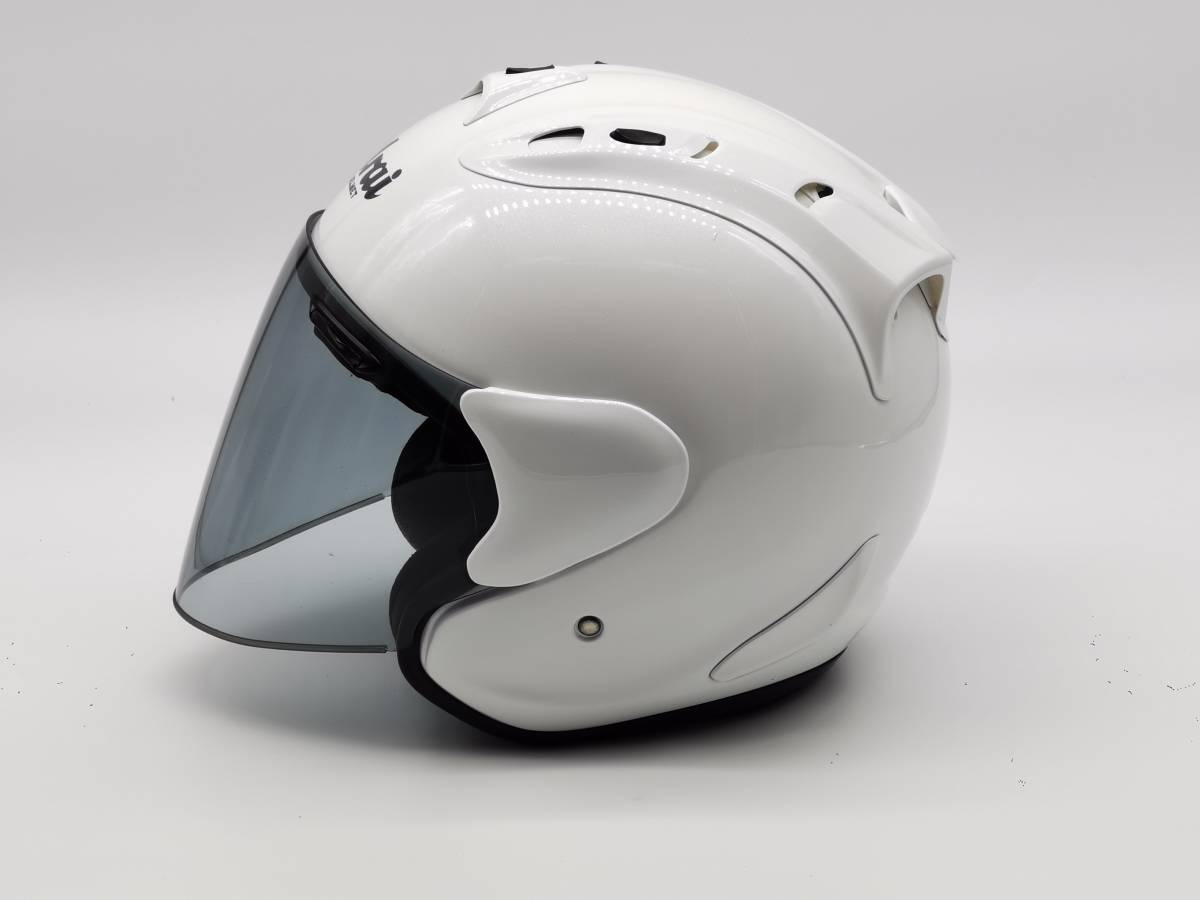 ARAI アライ SZ-RAM4 グラスホワイト GLASS WHITE ジェットヘルメット Lサイズ 20130911_画像4