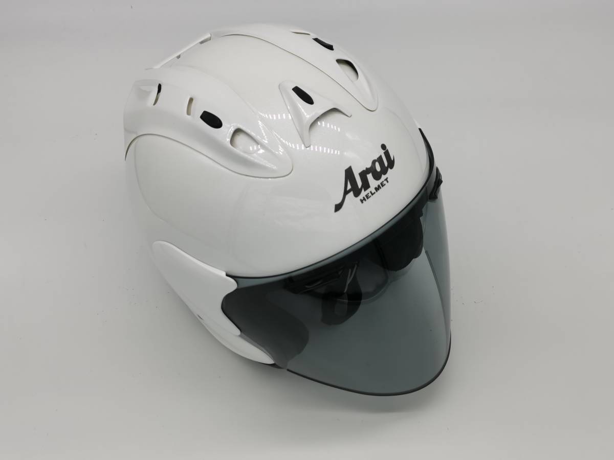 ARAI アライ SZ-RAM4 グラスホワイト GLASS WHITE ジェットヘルメット Lサイズ 20130911_画像1