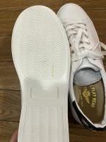 THE FLAT HEAD FN-FS-001 LEATHER SNEAKER WHT 9 size 27.0cm