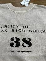 WAREHOUSE 403 BOISE HIGH SCHOOL クルーSWEAT OATMEAL 42_画像2