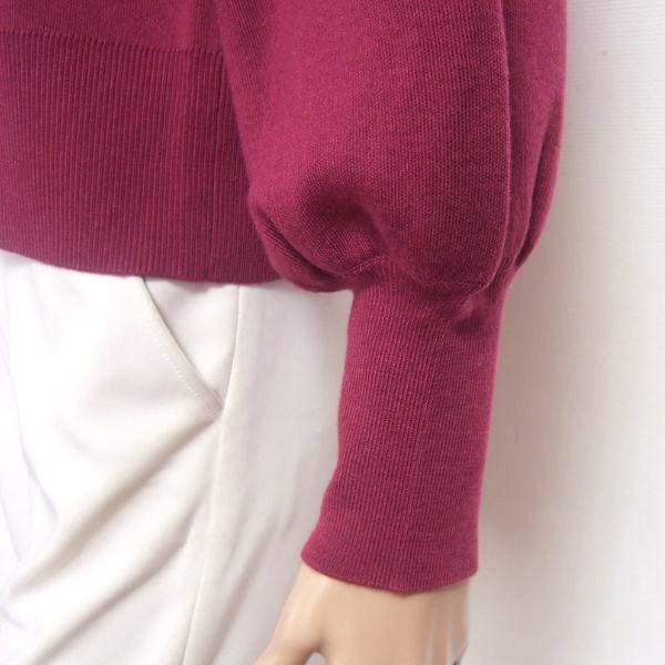  как новый / Le souk LE SOUK вязаный свитер маленький размер надпись S 7 номер соответствует mazenda Pink Lady -s осень-зима tops длинный рукав простой 