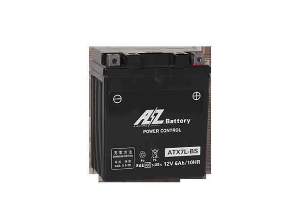セロー225S バッテリー AZバッテリー ATX7L-BS AZ MCバッテリー 液入充電済 AZバッテリー atx7l-bs_画像1
