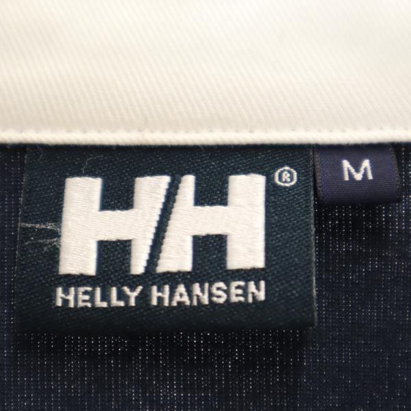 ヘリーハンセン ボーダー 長袖 ポロシャツ M ネイビー系 HELLY HANSEN ロゴ メンズ 231102_画像8