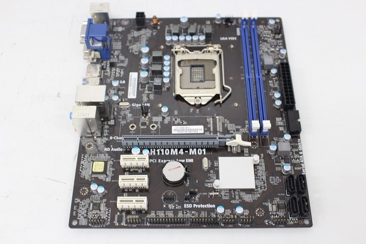 ECS H110M4-M01 LGA1151 MicroATX マザーボード☆_画像3