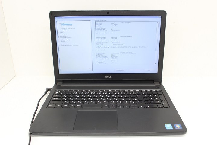 現状 Vostro 3558 第5世代 Core i5 5200U /4GB/15.6インチ/Wi-Fi/USB3.0/HDMI端子/Win7Proモデル☆_画像1