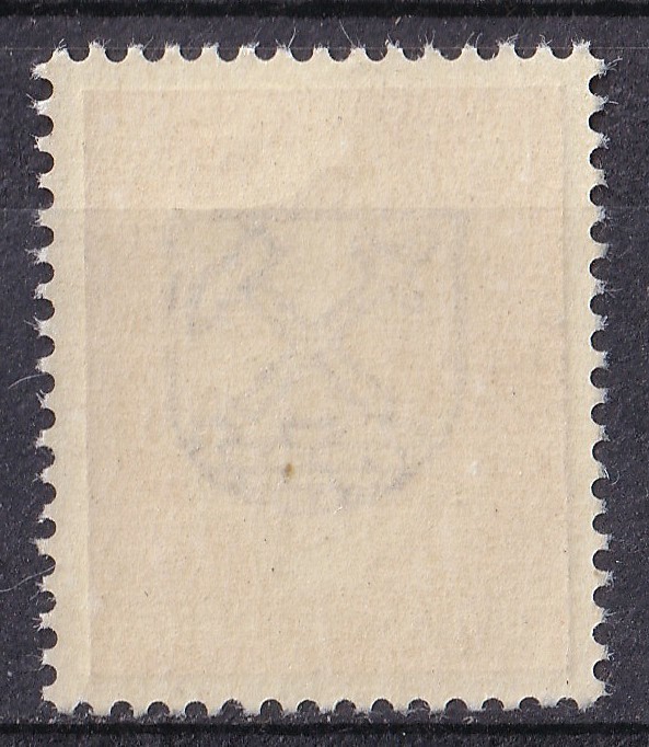 ドイツ第三帝国占領地 普通ヒトラー(Niesky)加刷切手 12pf_画像2