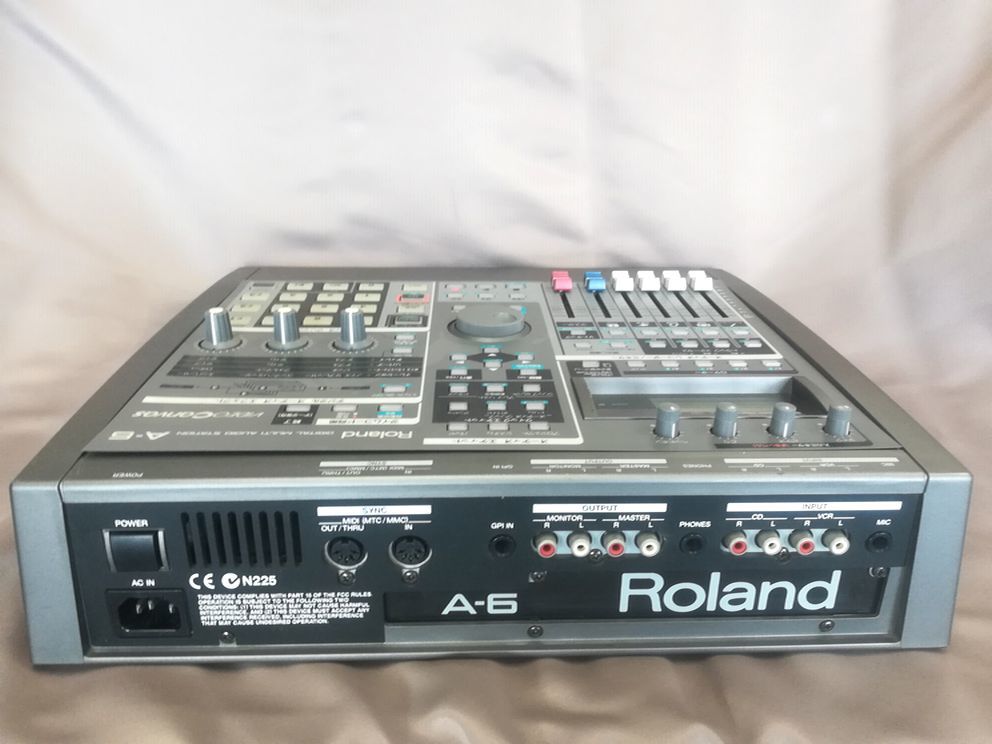 Roland ローランド A-6 VIDEO Canvas デジタルマルチオーディオステーション　動画編集機　DJ機器　サンプラー ジャンク_画像6