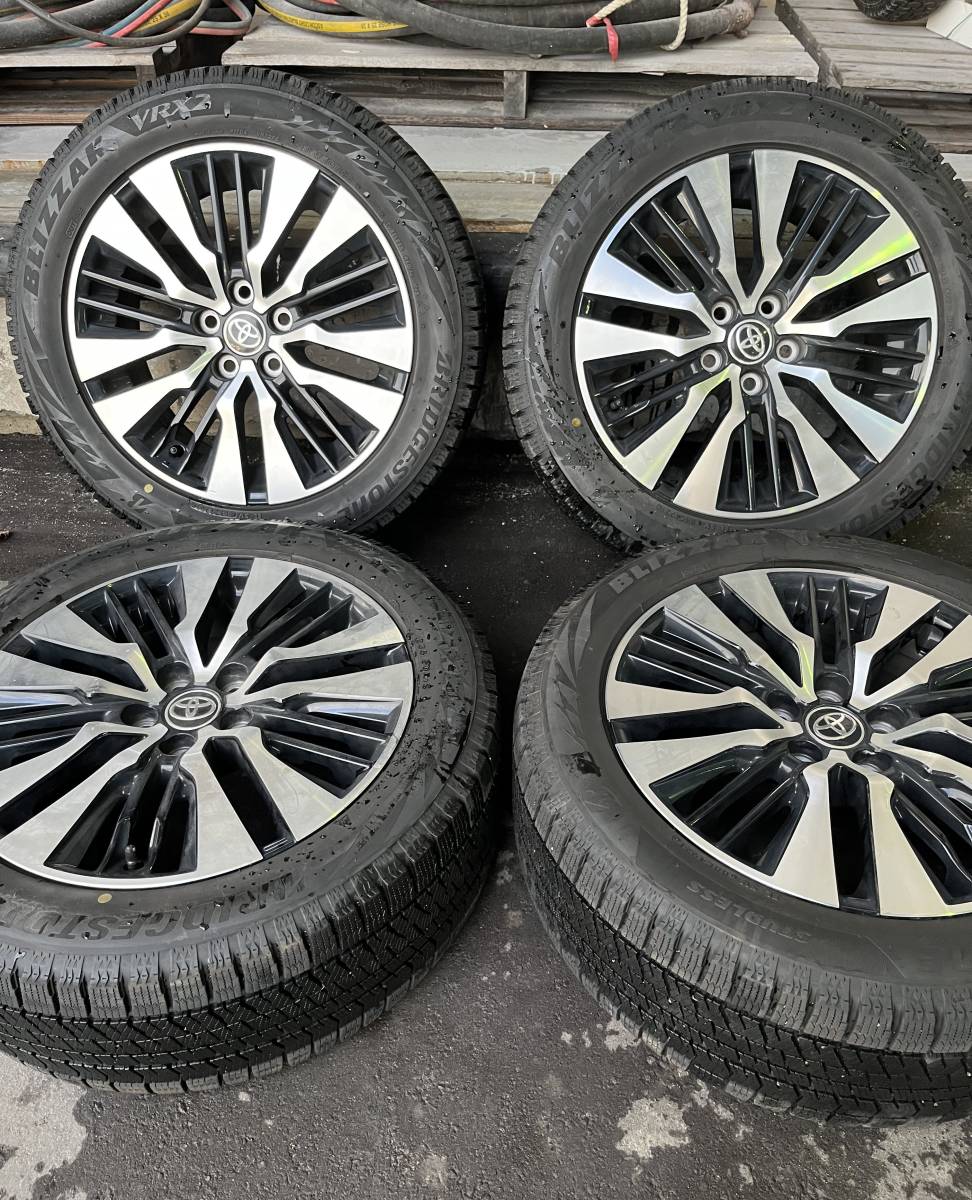 バリ山　ブリヂストン　VRX2　235/50R18　３０後期　アルファード　ヴェルファイア　純正アルミホイール　スタッドレスタイヤ_画像1