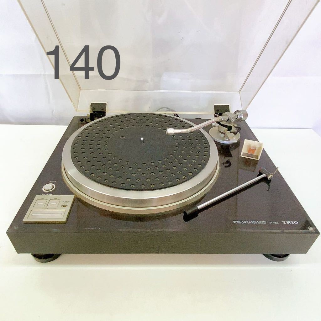 10AA130 TRIO トリオ MODEL KP-700D DIRECT DRIVE TURNTABLE ターンテーブル レコードプレイヤー レコードプレーヤー ダイレクトドライブ_画像1