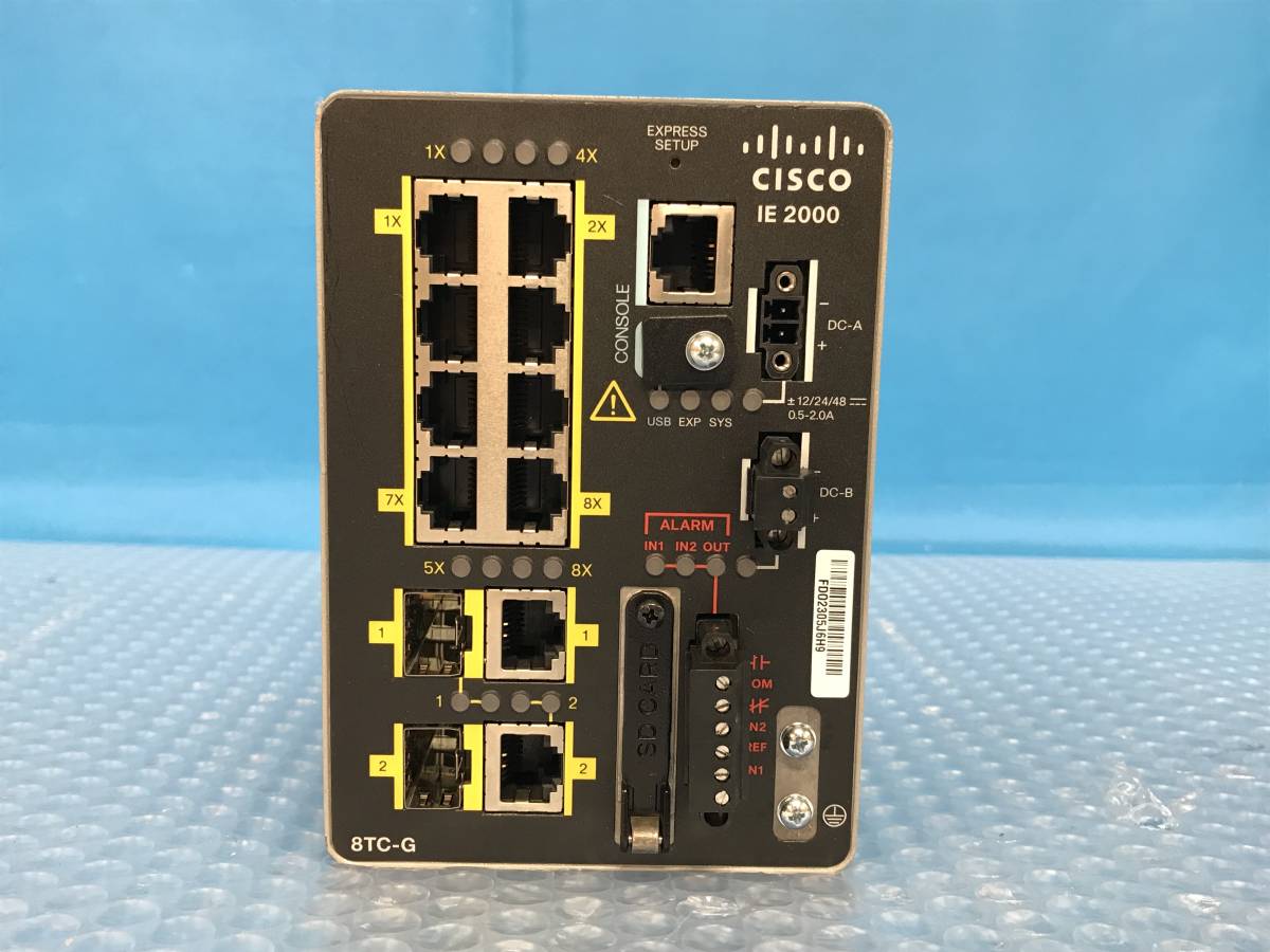 [CK19065] CISCO IE-2000-8TC-G Ethernet IP 現状渡し_画像1