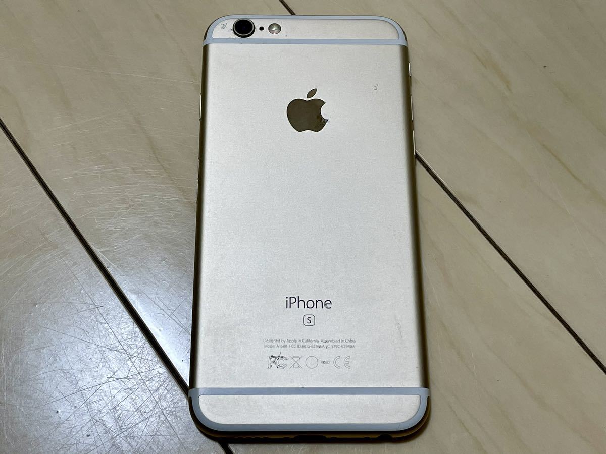 Apple iPhone6S SIMロック解除済 MKQV2J/A 128GB ゴールド_画像2