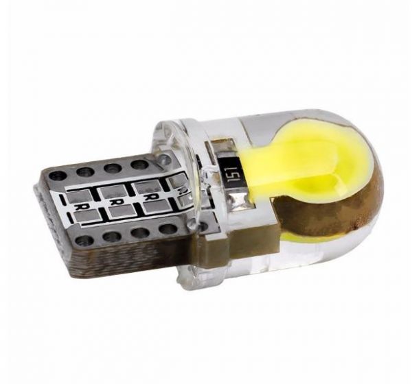 T10 T16 LED バルブ ウェッジ ルームランプ COB 8chip 10個 LEDバルブ ウェッジ球 12V 高輝度 ホワイト 白 ナンバー灯 新品 送料無料 La21_画像3