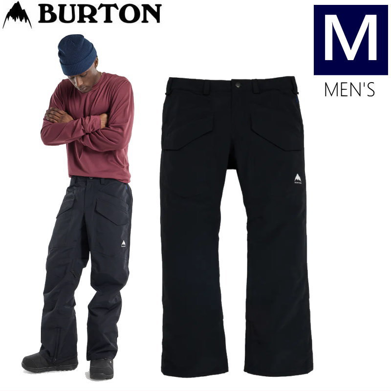 ● BURTON COVERT 2 PNT TRUE BLACK Mサイズ メンズ スノーボード スキー パンツ PANT 23-24 日本正規品