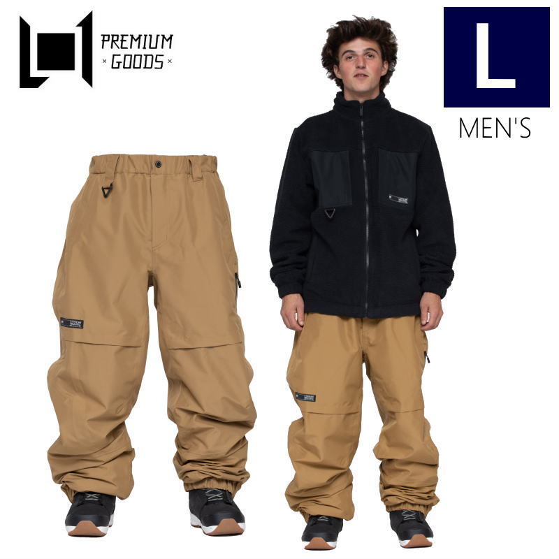 ● L1 RANKIN PNT DULL GOLD Lサイズ メンズ スノーボード スキー パンツ PANT 23-24 日本正規品_画像1