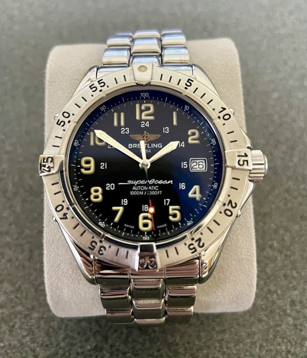 稼動品 BREITLING ブライトリングスーパーオーシャン A17040 美品　国内正規品 ギャラ有 箱有 自動巻 _画像1