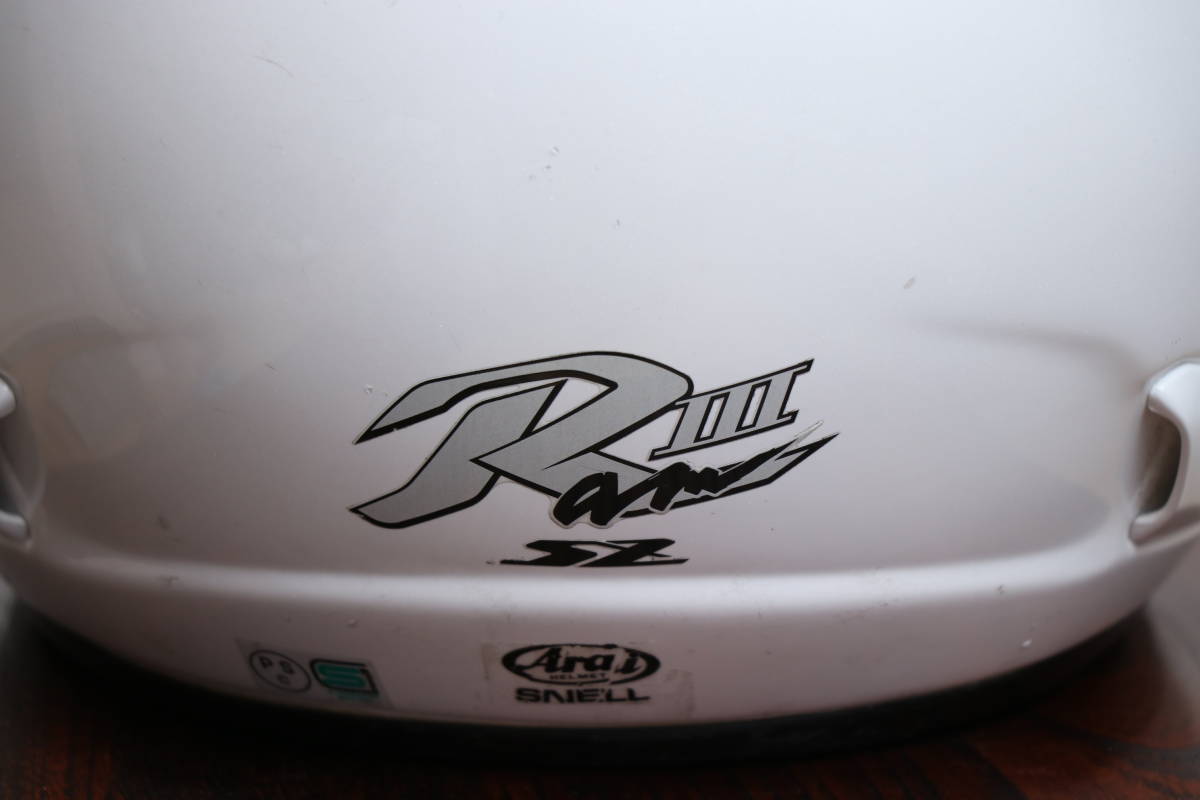 Arai SZ-RAM3 ジェットヘルメット グラスホワイト size XL アライ SZ-RAM _画像4