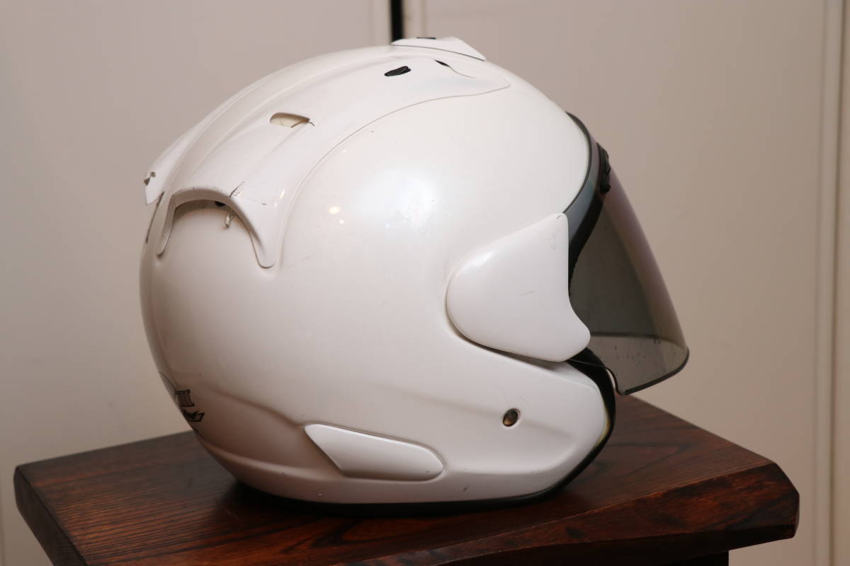 Arai SZ-RAM3 ジェットヘルメット グラスホワイト size XL アライ SZ-RAM _画像5