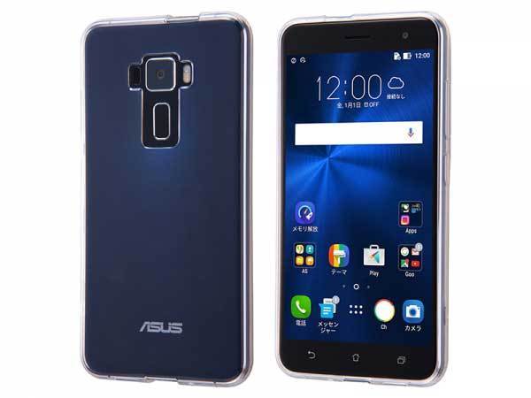 ASUS ZenFone 3 ZE552KL 耐衝撃ケース クリア TPUソフトカバー ウルトラクリア高透明 一体感 保護 シンプル イングレム RT-RAZ35TC3-CM_画像1