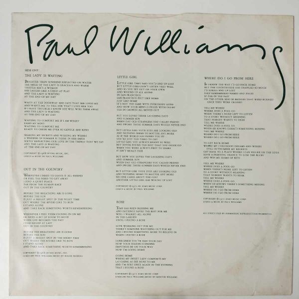 38835 Paul Williams / LIFE GOES ON_画像3