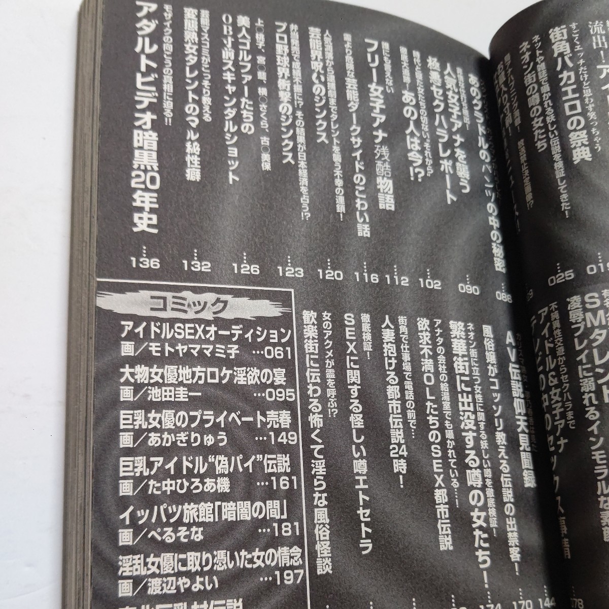 本当にあった！芸能人闇の都市伝説 袋とじ未開封 アイドル・女優・プロスポーツ等の様々な噂・ゴシップ(流出写真・男・異常性癖など)を掲載_画像6