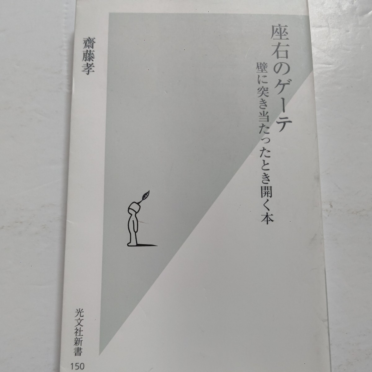 美品 座右のゲーテ 壁に突き当たったとき開く本 斎藤孝 仕事のヒント生き方のヒント。到達するための方法論の必要性、その為の技術とは何か