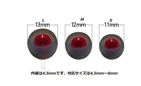 12個入り イヤーピース シリコン イヤホンパッド イヤホンキャップ イヤチップ イヤホン交換用 ワイヤレスイヤホン イヤホン ゴム 1_画像2