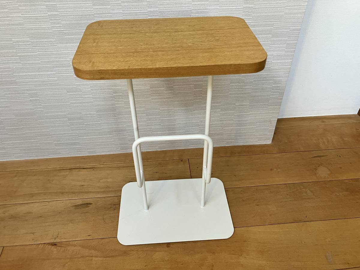 SIEVE シーヴ antenna side table アンテナサイドテーブル サイドテーブル 白 ホワイト 天板 オーク無垢材 ソファー テーブル 木製 北欧_画像2