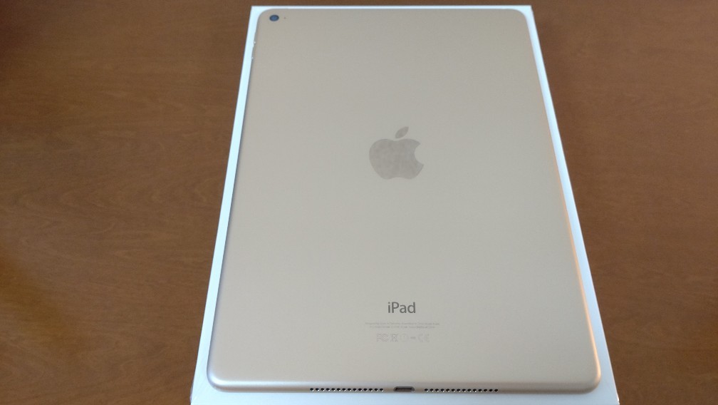 iPad Air2 16GB Wi-Fi A1566 ゴールド 新品同様_画像2