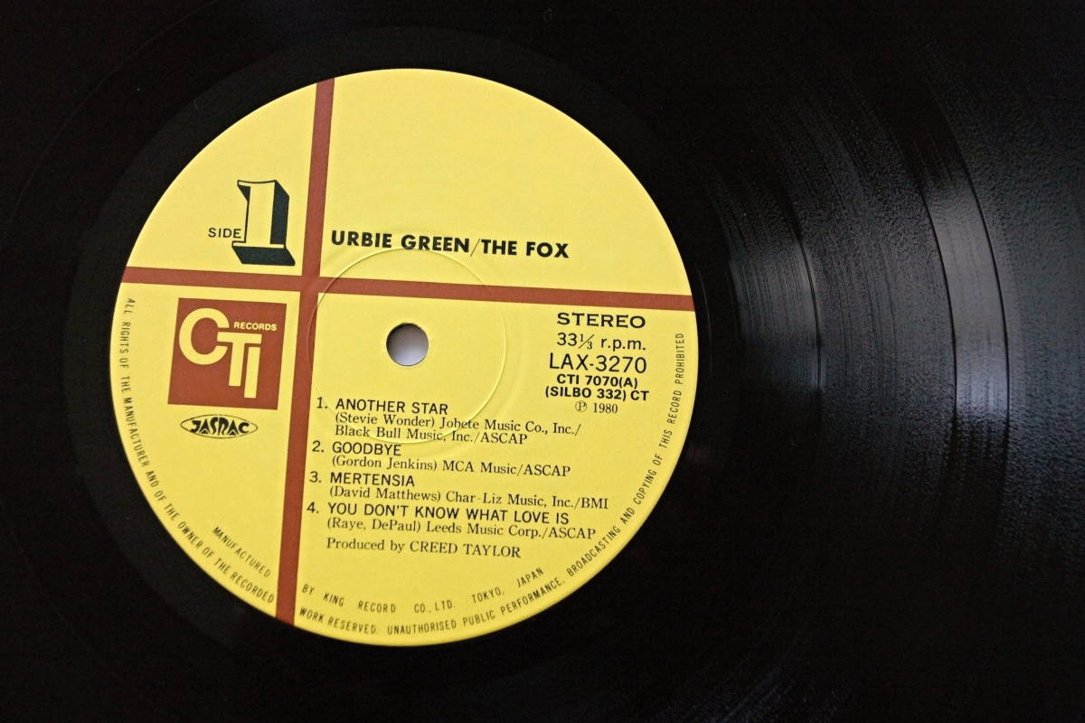 アービー・グリーン《 THE FOX 》URBIE GREEN_画像5