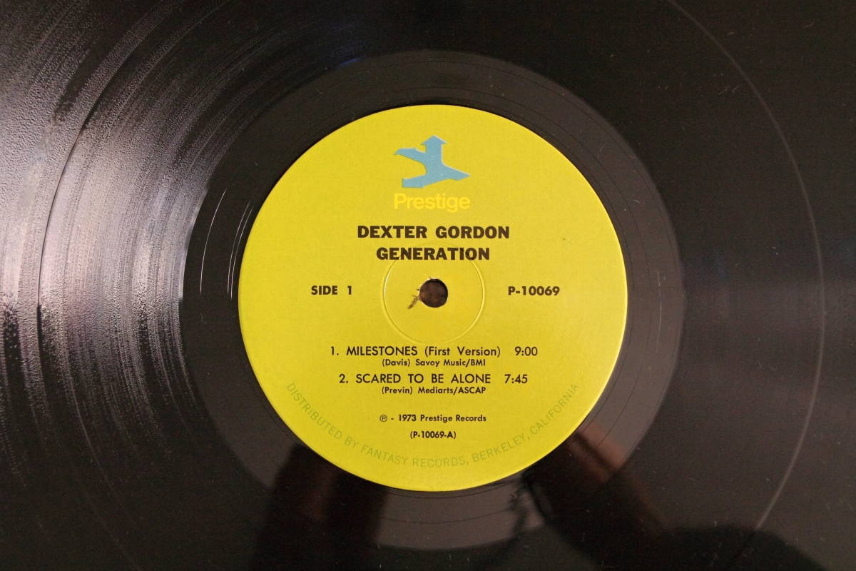 DEXTER GORDON《 GENERATION 》【輸入盤VAN GELDER刻印】_画像3