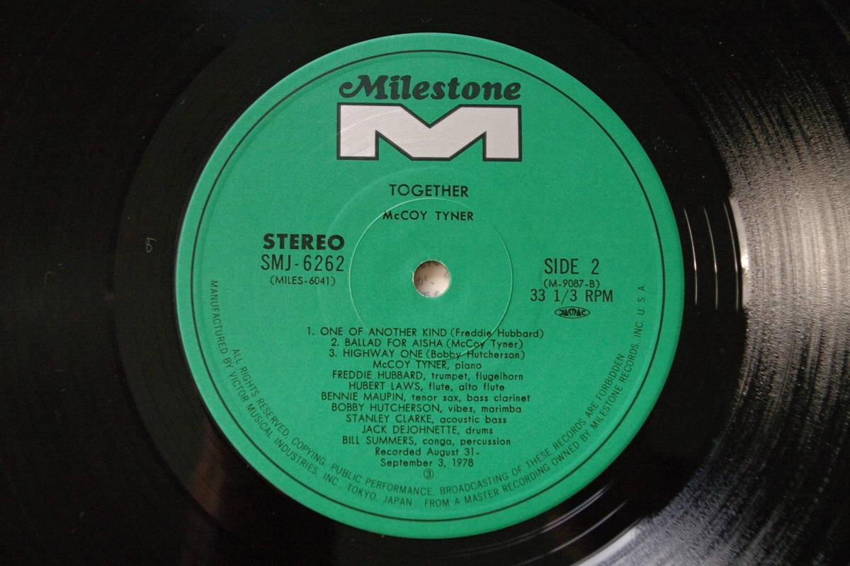 マッコイ・タイナー《 TOGETHER 》McCOY TYNER_画像6