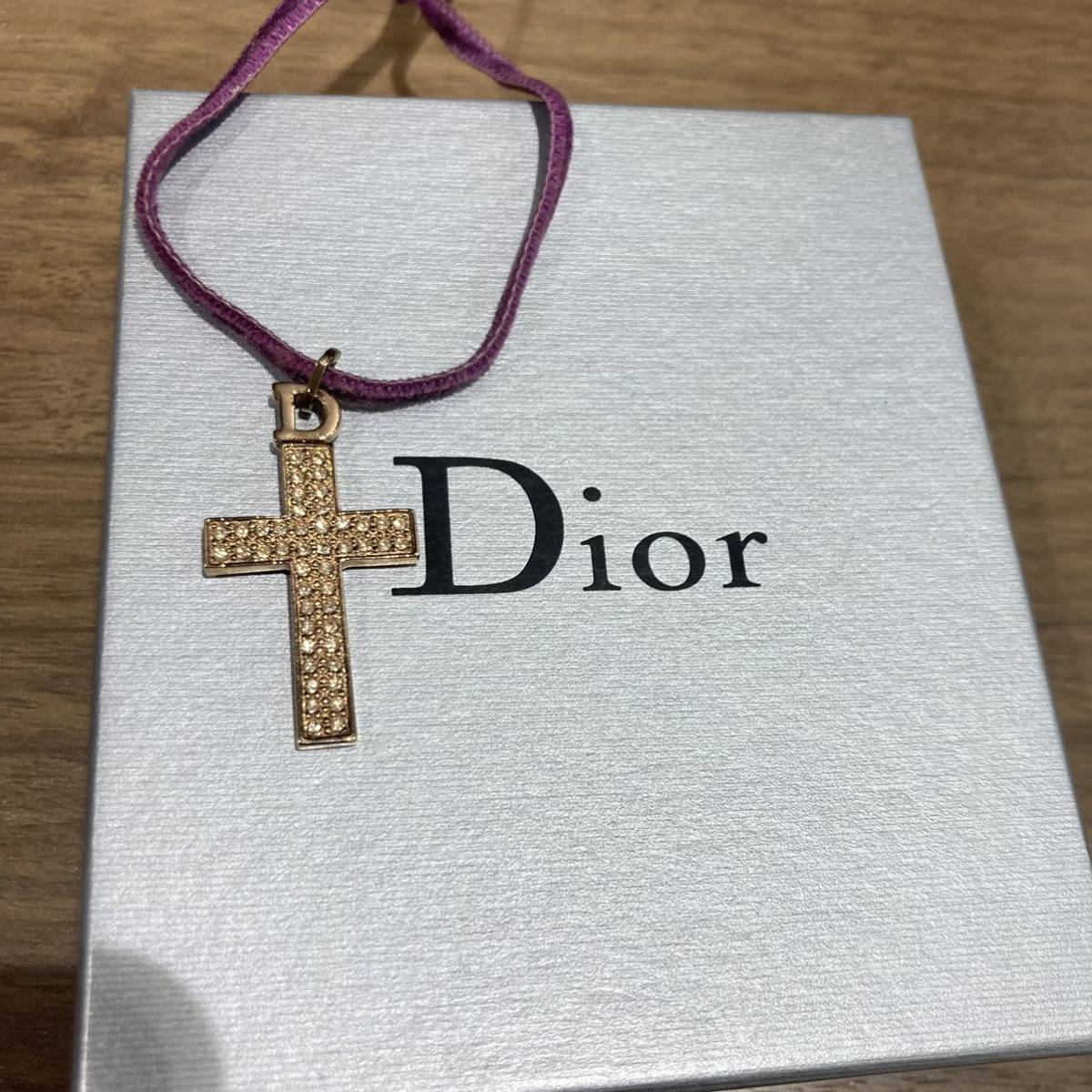 Christian Dior クリスチャンディオール ネックレス 十字架 レディース
