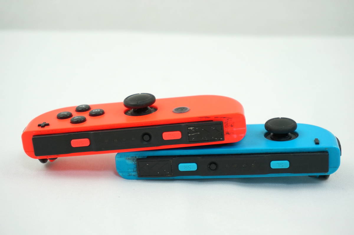 送料無料 動作確認済み Nintendo Switch ジョイコン Joy-Con ネオンブルー ネオンレッド_画像6